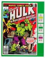 "THE INCREDIBLE HULK - OFFICIAL MEMBER SUPERHERO CLUB" BAGGED BUTTON & STYLE GUIDE SHEET.