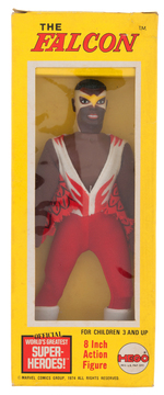 BOXED MEGO FALCON FIGURE.