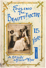 "FOOLING THE BEAUTY DOCTOR" PENNY ARCADE VIEW MACHINE SIGN.