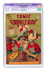 "ALL FLASH COMICS" #5 & "COMICS CAVALCADE" #25 CGC RESTORED PAIR.