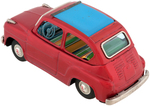 BANDAI FIAT 600 FRICTION CAR WITH SUNROOF.