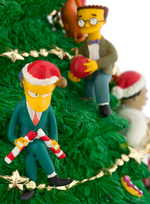 "THE SIMPSONS CHRISTMAS TREE" BOXED FIGURINE.