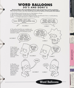 "THE SIMPSONS" BLACKBOARD PROMOTIONAL KIT WITH STYLE GUIDE .