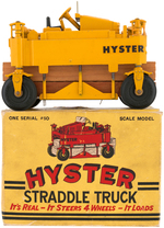 "HYSTER STRADDLE TRUCK" BOXED CONSTRUCTION VEHICLE (SIZE VARIETY).