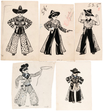 LONE RANGER COLLEGEVILLE ORIGINAL COSTUME CATALOG ART LOT.