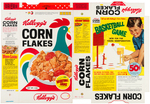 KELLOGG'S "CORN FLAKES" FILE COPY CEREAL BOX FLAT LOT