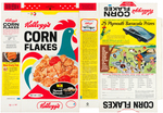 KELLOGG'S "CORN FLAKES" FILE COPY CEREAL BOX FLAT LOT