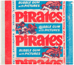 PIRATE CARDS LEAF GUM CARD WRAPPER.