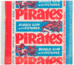 PIRATE CARDS LEAF GUM CARD WRAPPER.