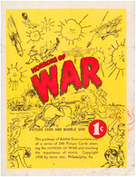 "HORRORS OF WAR" GUM CARD WRAPPER (VARIETY).