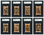 LOT OF 23 YORK CARAMEL BASEBALL (E210) SGC GRADED.