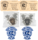 "EC FAN-ADDICT CLUB" LIMITED EDITION 50TH ANNIVERSARY CLUB KITS & BOTH VARIETY BADGES.