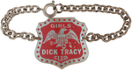 DICK TRACY BRACELETS & WINGS BADGE.