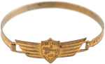 DICK TRACY BRACELETS & WINGS BADGE.