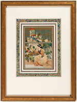 MAXFIELD PARRISH "SCRIBNER'S MAGAZINE" FRAMED COVER PROOF TRIO.