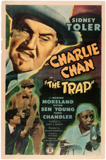 CHARLIE CHAN "THE TRAP" MOVIE POSTER.