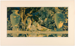 MAXFIELD PARRISH LARGE FORMAT "THE GARDEN OF ALLAH" PRINT.