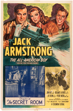 "JACK ARMSTRONG" MOVIE SERIAL POSTER.