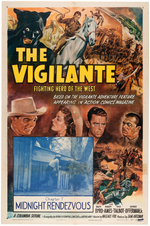 "THE VIGILANTE" MOVIE SERIAL POSTER.