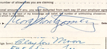 LONE RANGER GEORGE MONTGOMERY & CLAYTON MOORE SIGNED DOCUMENTS.