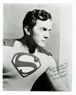 "SUPERMAN" 1948 SERIAL KIRK ALYN & TOMMY BOND SIGNED PHOTO LOT.