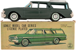 "RAMBLER STATION WAGON" BOXED FRICTION CAR (LICENSE PLATE BOX).