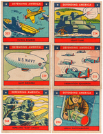 DEFENDING AMERICA STRIP CARD SET.