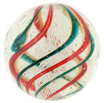 GERMAN HANDMADE 2" DIA, SWIRL MARBLE.