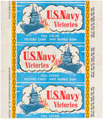 "U.S. NAVY VICTORIES" BOWMAN 1¢ GUM CARD WRAPPER.