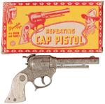 "RED RANGER REPEATING CAP PISTOL" BOXED WYANDOTTE CAP GUN.