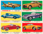 SPORTS CARS TOPPS GUM CARD SET.