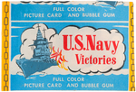 "U.S. NAVY VICTORIES" BOWMAN 1¢ GUM CARD UNOPENED WAX PACK.