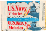 "U.S. NAVY VICTORIES" BOWMAN 1¢ GUM CARD UNOPENED WAX PACK.