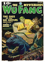 "THE MYSTERIOUS WU FANG" FIRST ISSUE PULP.