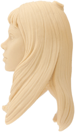 X-MEN THE MOVIE TOYBIZ WAX HEAD MASTER SCULPT AND RESIN PROTOTYPE OF STORM BY TIM BRUCKNER.