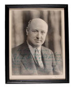 DEMOCRATIC NATIONAL COMMITTEE HEAD JAMES FARLEY AUTOGRAPH PHOTO.