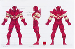 TOYBIZ RESIN CAST 2UP X-MEN ERIC THE RED ACTION FIGURE PROTOTYPE.