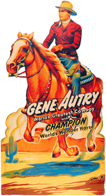 GENE AUTRY & CHAMPION STANDEE.