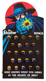 "THE SHADOW RINGS" COMPLETE STORE DISPLAY.