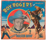 "ROY ROGERS AND TRIGGER OFFICIAL GUN HOLSTER OUTFIT."