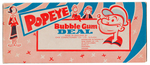 "POPEYE BUBBLE GUM" CHIX DISPLAY BOX.