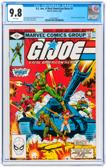 "G.I. JOE - A REAL AMERICAN HERO" #1 JUNE 1982 CGC 9.8 NM/MINT.