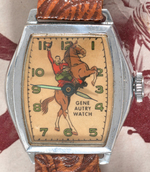 "GENE AUTRY WATCH" BOXED (FIRST WILANE VERSION).