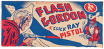 "FLASH GORDON CLICK RAY PISTOL" BOXED MARX CLICKER GUN.