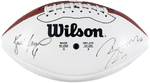 NFL QUARTERBACK CHALLENGE MULTI SIGNED FOOTBALL.