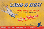 "CARD-O GUM WAR PLANES OF ALLIED NATIONS" DIETZ DISPLAY BOX GAI EX-MT 6.