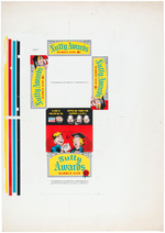 "NUTTY AWARDS" TOPPS VAULT DISPLAY BOX UNCUT PROOF SHEET.