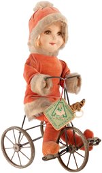 DEANS RAG BOOK "TRIKETOY" SUNSHINE DOLL TRICYCLE PULL TOY.