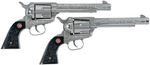 "NICHOLS STALLION 45 MARK II" CAP GUN PAIR.