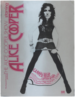 "THE ALICE COOPER SHOW" 1972 CONCERT POSTER.